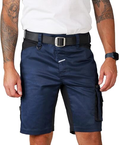 Ellobird Work Shorts for Men Construction Pants Mens Workwear Cordura Cargo Loose Fit Utility Carpenter Workwear Short in Kuwait