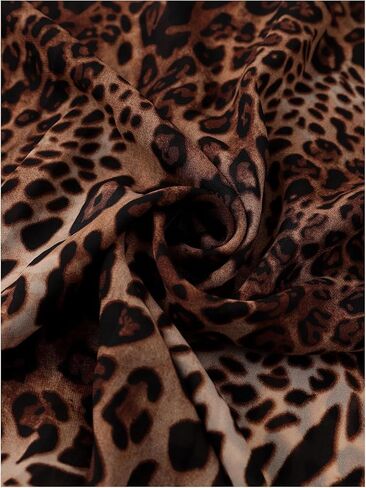 Wdirara Women's Leopard Print Mesh Mesh Scrves Long Shawl Chawn Certah Wrapps in Kuwait