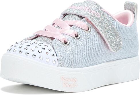 Skechers Girl's Heart Steps-Shimmer Sweetie Sneaker in Saudi Arabia
