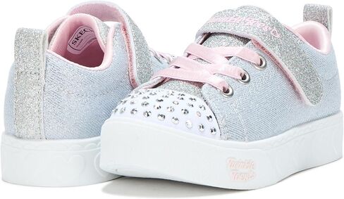 Skechers Girl's Heart Steps-Shimmer Sweetie Sneaker in Saudi Arabia