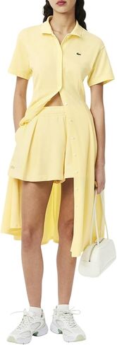 Lacoste Women's Flared Mini Pique Polo Dress in Kuwait