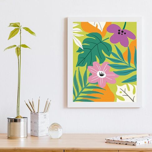 Nuberlic 10 Packs Pre Drawn Canvas to Paint for Kids Boys Girls Floral Art in Kuwait