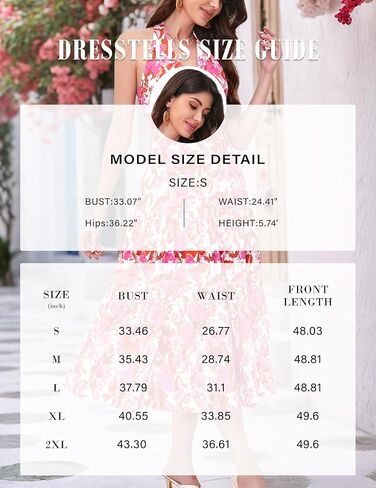 DRESSTELLS Women's Summer Floral Dresses Maxi Boho Casual Halter Neck Spring Vintage Flowy Beach Long Sundress in Kuwait