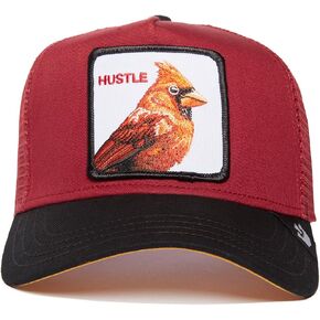 Goorin Bros. Trucker Hat for Men and Women, Burgundy (The Hustle Bird), One Size