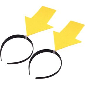 Garneck Arrow Headband Halloween Hair Hoop Funny, 2pcs Halloween Party Headband with Arrowhead Creative