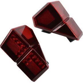 Set of 2 LED Taillights, 2413766 Left and Right UTV Rear Tail Light Lamps Compatible with Polaris Ranger 1000 XP CREW 2017-2024