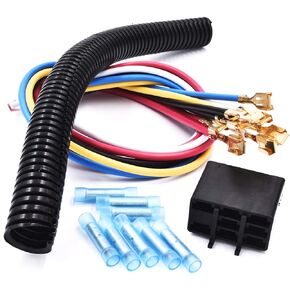 HD Switch Wire Harness Repair Kit for Cub Cadet Troy-Bilt Craftsman PTO Switch 01002111 925-04240 925-04258 925-04258A 925-04174 925-04174A 925-04258 925-04146A 925-04146 925-1752 925-1716A 925-04175A