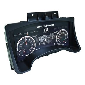 13.1 Inch Digital Dashboard for Ford F150 2011 2012 2013 2014 Automotive Gauges Replacement Liquid Crystal Instrument Panel Speedometer Cluster Replacement Keep Original Functions
