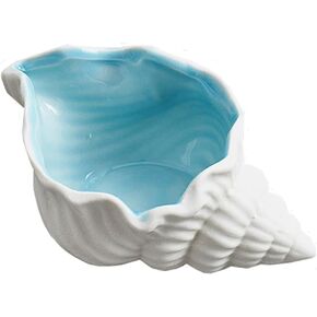 Conch Jewelry Dish Tray,Ceramic Jewelry Dish,Shell Trinket Dish,Ocean Coastal Decor Decorative Tray for Jewelry Party Beachy Home Room Decor