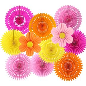 Zilue Paper Fans Decorations Decorations Paper Flower Decorations for Wall Classroom Backdrop Baby Shower Birthday Party Flower Wall Decor