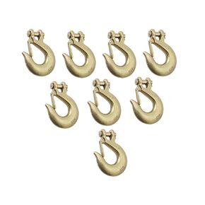 MyTee Products (10 Pack) 3/8 "Clevis Slip Hook - 6،600 رطل WLL Highting Duty 70 HOOK لربط سلسلة TRACK TRAIND DOWN DOWN