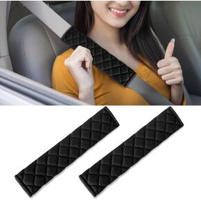 2pcs وسادات حزام مقعد السيارة ، أغطية حزام الأمان ، وسائد حزام الكتف في حزام المقعد ، وسائد حزام الكتف ، ووسادة الكتف مريحة للسيارة الإكسسوارات الداخلية لجميع المركبات