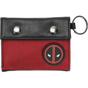 Marvel Deadpool Tri-Fold Wallet With Snap Closure