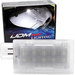 iJDMTOY Super Bright 2W Xenon White Full LED Trunk Cargo Area Light Assembly Compatible With 2005-2014 Gen5 Ford Mustang, Powered by 15-SMD LED Diodes