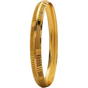 Bodha Traditional IndianAmritsari Gold Plated Punjabi Sikh Kada for Men (SJ_3469_2.10)