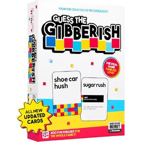 WHAT DO YOU MEME? Incohearent Family Edition - The Family Game Where You Compete to Guess The Gibberish - Family Card Games for Kids and Adults