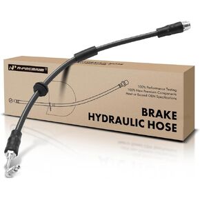 A-Premium Front Driver or Passenger Brake Hydraulic Hose Compatible with Audi Models - RS4 2007-2008, RS6 2003-2004 - Replace# 8E0611707H
