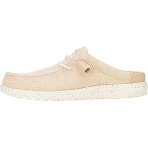 HEYDUDE Wally Slip Stretch Sox Irish Cream Size 13, Men’s Shoes, Men's Slip-on Loafers, Comfortable & Light-Weight