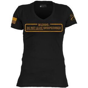 Grunt Style Needs Supervision Women's V-Neck T-Shirt