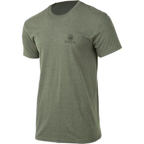 Beretta Men's Alps Retro Lightweight Breathable Cotton/Poly Blend Crewneck Casual Outdoor Hunting Short Sleeve T-Shirt