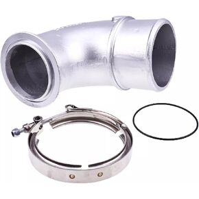 3682674 كوع تناول مع مشبك و O-Ring متوافق مع محرك Cummins ISX ISX15
