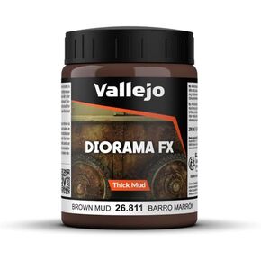 Vallejo Brown Thick Mud, 200ml