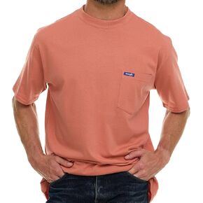 Wrangler Big and Tall T-Shirt for Men - Cotton Tee with Chest Pocket in Saudi Arabia