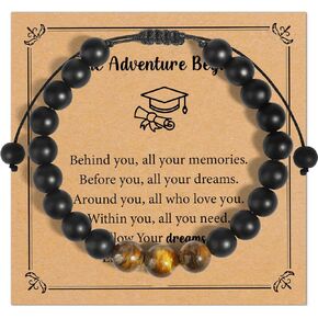 Graduation Gifts for Men 2025 High School College Grad Graduation Gift Card Bracelet Masters Degree Graduation Gifts for Him son Grandson sonfriend Brother Christian Graduation Gifts Cool Grad Gifts