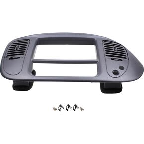 APPERIANPAR GRAY CENTER DASH A/C Dashboard Air Vent Gover for Ford F-150 Expedition 1997-2003
