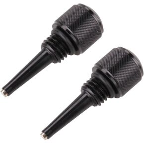 muge racing 2Pcs 55201 Magnetic Oil Dipstick for Inverter Generators with O Ring Compatible with Wen, Yamaha, Predator(Black)
