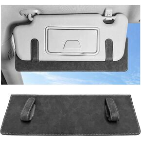 Sun Visor Extender for Car, Anti-Glare Sunvisor Extension Shade Attachment for Safe Driving, Clip-On Sun Blocker Sunshade Extender Protect Driver Passenger from UV Rays (Black)
