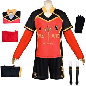 Adult Cosplay Munchen Costume Football Basketball Sweatshirt Sportswear Outfit Suits Shirt Vest Shorts