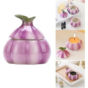 Trinket Tray Decor, Onion Shape Decorative Ring Tray, Necklace Earrings Jewelry Organizer Holder, DIY Candle Holder, Clean Girl Room Decor, Gift for Women Girls Mom Best Friend Sister