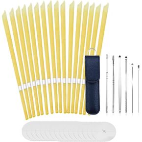 Ear Cleaning Kit 16Pcs Ear Wax Removal Tool Earwax Removal Kit Easy to Use with Storage Box 16-2