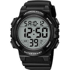 Mens Digital Watch, Sport Military Watches for Men Waterproof LED Screen Large Face Tactical Watch with Backlight Alarm Stopwatch Wrist Watch in Saudi Arabia