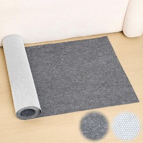 Gray Boat Carpet, Marine Carpet Marine Grade Mat for Boats with Waterproof for Outdoor Deck Patio Porch Garage Kitchens Bathroom Outdoor Area Rug Runner Non-Slide Porch Rug (2 x 6 ft)