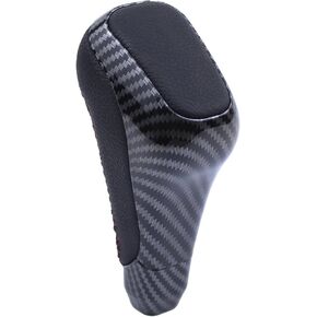 MOTOKU ABS Carbon Fiber Leather Automatic Gear Shift Knob for Toyota 4Runner 2012-2024 Tundra 2014-2021 Shifter Knob