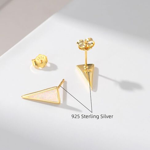 Black Onyx Stud Earrings for Men Women, 925 Sterling Silver Viking Earrings in Saudi Arabia