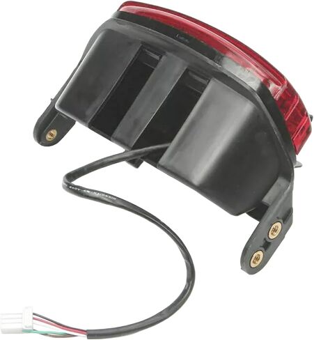 Motorcycle Tri-Bar LED Rear Fender Brake Light Turn Signal Lamp Taillight Compatible with Harley Dyna Fat Bob Softai FXST FXSTB FXSTC FXSTS FLSTSB 2006-2011(Black) in Saudi Arabia