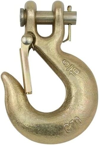 Mytee Products (10 Pack) 3/8" Clevis Slip Hook - 6,600 LBS WLL Heavy Duty Grade 70 Tow Chain Hook for Truck Trailer Tie Down in Saudi Arabia