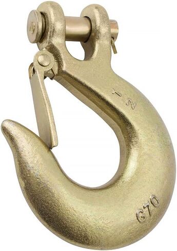 Mytee Products (10 Pack) 3/8" Clevis Slip Hook - 6,600 LBS WLL Heavy Duty Grade 70 Tow Chain Hook for Truck Trailer Tie Down in Saudi Arabia