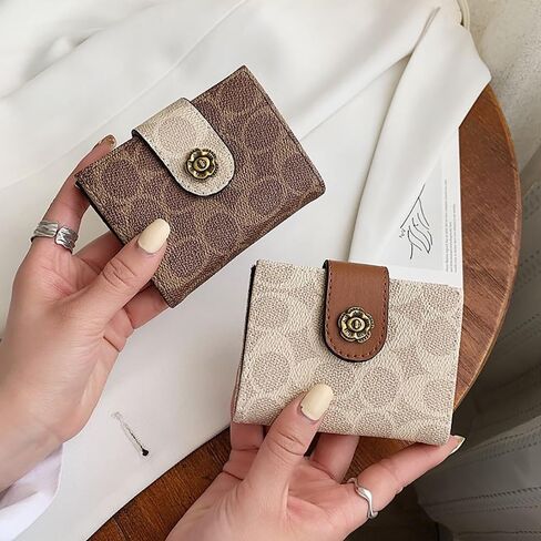 PU Leather Slim Bifold Cash Money Wallets,Minimalist Credit Card Clip Holder,Compact RFID Blocking Coin Purse Pouch Bag. in Kuwait
