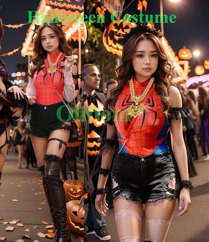 Womens Sexy Sleeveless One Piece High Neck Bodysuit Top, Rave Outfit Halloween Costume in Saudi Arabia