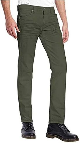 ETHANOL Mens Super Stretch Slim Fit Trousers with 5 Practical Pockets Design Pants in Kuwait