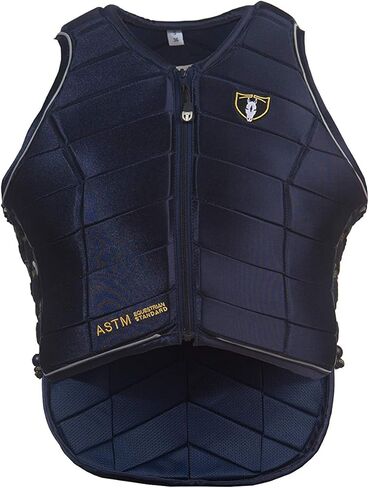 سترة TIPPERARY EQUESTRIAN لركوب الخيل - Eventer Pro - ملابس ركوب الخيل الواقية على الطراز الإنجليزي - واقي الجسم المرن القابل للتخصيص - أسود - L in Kuwait