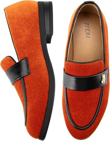 JITAI Boys Dress Loafers for Weddings & School, Breathable Slip-On Leather Tuxedo Shoes, Toddler to Preteen in Saudi Arabia