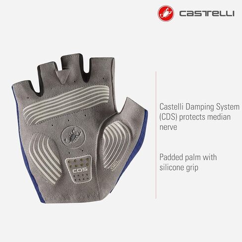 CASTELLI Men’s Espresso Glove, Short-Finger Cycling Gloves with Padding & UPF Protection for Road & Gravel Biking in Kuwait