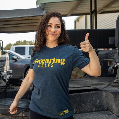 Grunt Style Swearing Helps Boyfriend Fit Women's T-Shirt in Saudi Arabia