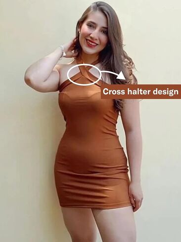 Breezy Lane 4 قطع فستان قصير للنساء Sexy Club Bodycon Mini Party Dresses in Kuwait