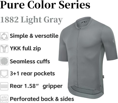 YKYWBIKE Cycling Jersey Men with Pockets Bike Jersey Short Sleeve Biking Shirts for Men Cycling Breathable MTB Biker Shirts in Saudi Arabia